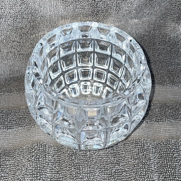 Glass block style vase candy dish bowl paper weight? - Picture 3 of 6